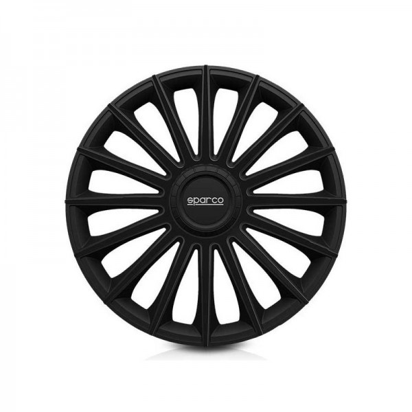 JG DE TAMPÕES DE RODA TREVISO SPARCO PRETO 14"