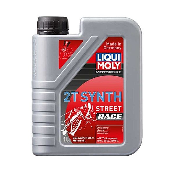 ÓLEO DE MOTOR PARA MOTAS 2T SYNTH STREET RACE LIQUI MOLY 1Lt