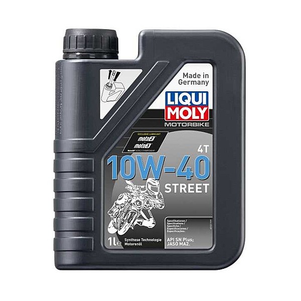 ÓLEO DO MOTOR PARA MOTAS 4T 10W40 ( STREET ) LIQUI MOLY 1LT