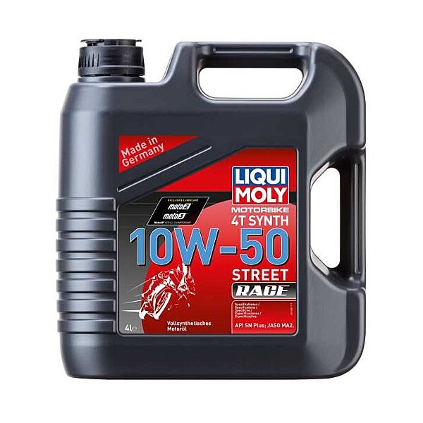ÓLEO DO MOTOR PARA MOTAS 4T 10W50  LIQUI MOLY 4LT