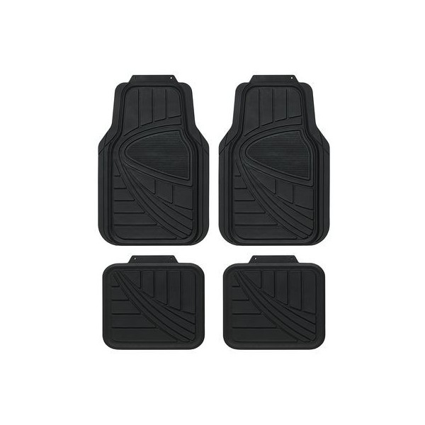 TAPETE BORRACHA UNIV DELTA 4PCS