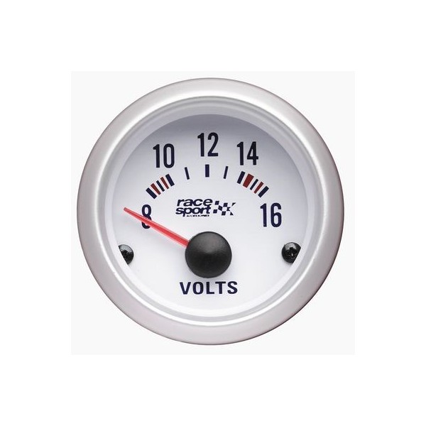 VOLTÍMETRO RACE SPORT DIAM 52mm  12V