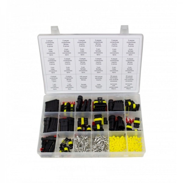 CONECTORES PROVA DE ÁGUA AUTO 424PCS