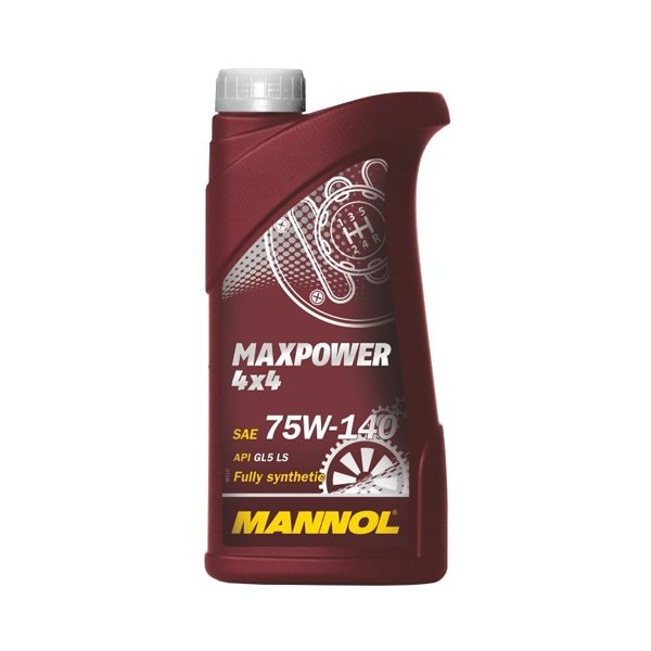 ÓLEO DE CAIXA DE VELOCIDADES MAXPOWER SAE 75W140 API GL5 1LT