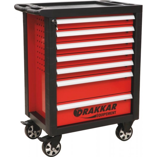 Carro de ferramentas 7 gavetas com tampo em ABS 770x460x970mm Vazio