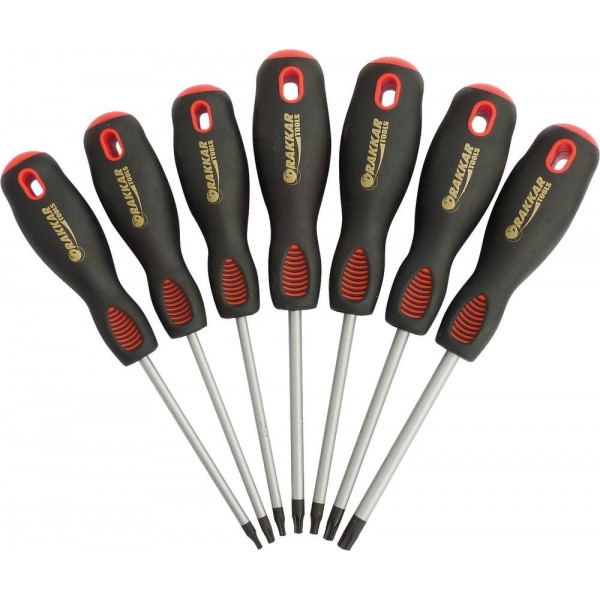 Chave de fenda Torx® de T10 a T40 - caixa com 7 peças