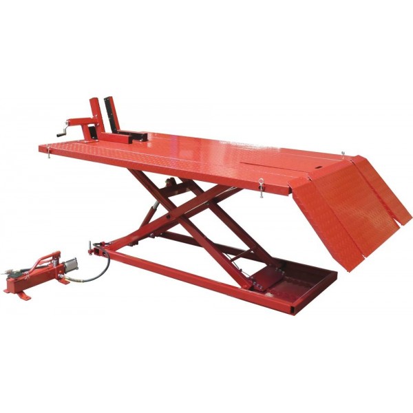 Mesa elevatória hidráulica fixa 680kg para moto/quadriciclo/carro