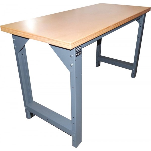 Bancada com tampo de madeira 1500x630mm 1T