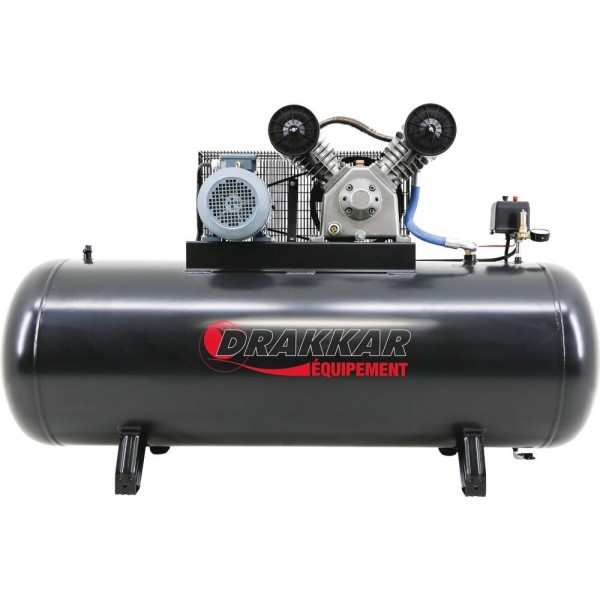 Compressor de correia fixa 500L 7,5CV cabeça em V 400V