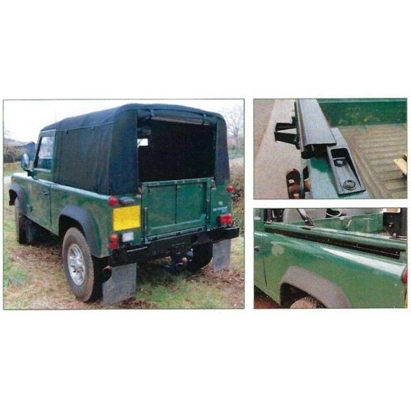 Toldo completo com janela traseira