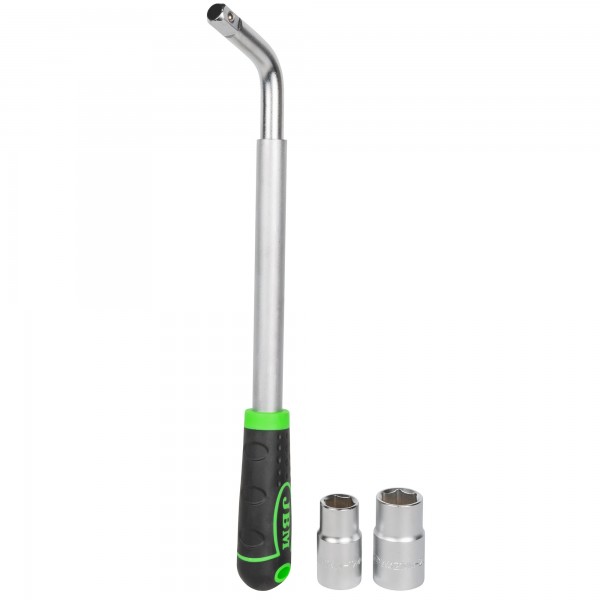 CHAVE DE RODAS EXTENSÍVEL COM CHAVES REVERSÍVEIS 330-490MM