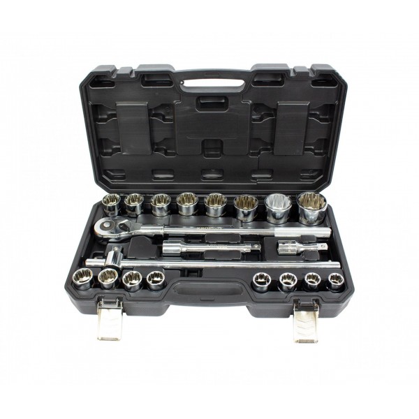 JOGO CHAVES CAIXA 21PCS 3/4" 12PT
