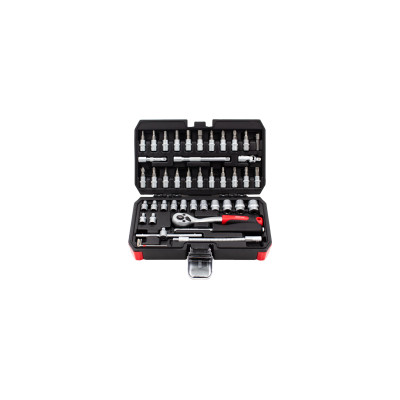 JOGO CHAVES CAIXA 46PCS 1/4"