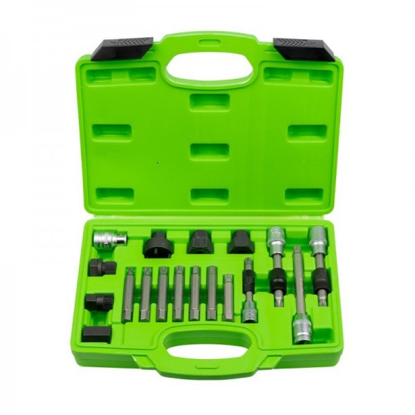 KIT DE EXTRAÇÃO DE POLIAS 18 PEÇAS