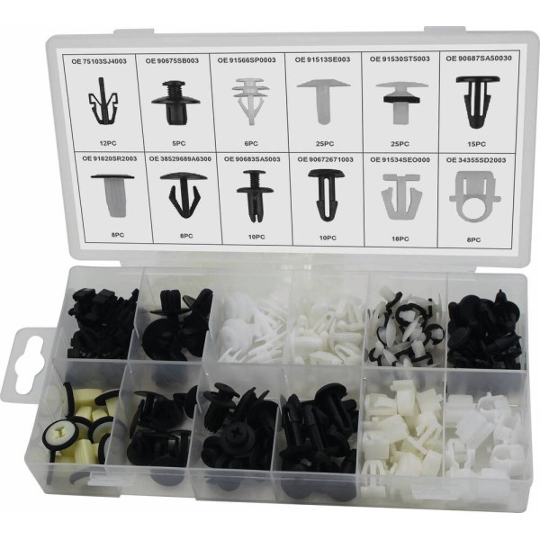 Clips de montagem em PVC para Honda - caixa de 150 unidades