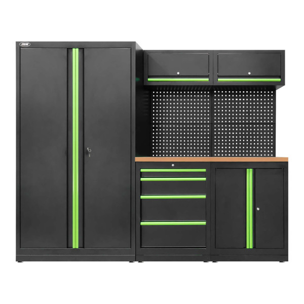 CONJUNTO DE MÓVEIS MODULARES (13 PEÇAS) - CONJUNTO COM ARMÁRIO DE DUAS PORTAS (REF. 18105)