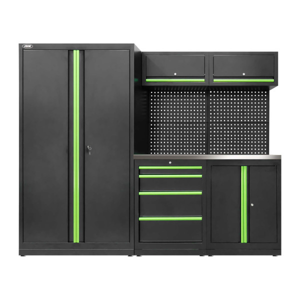 CONJUNTO DE MÓVEIS MODULARES (13 PEÇAS) - CONJUNTO COM ARMÁRIO DE DUAS PORTAS (REF. 18105)