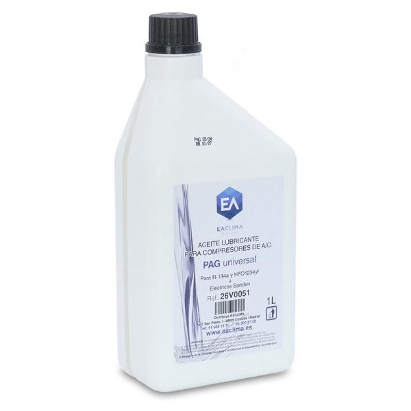 Óleo de compressor PAG 46 válido para R-134a / HFO1234yf 1L