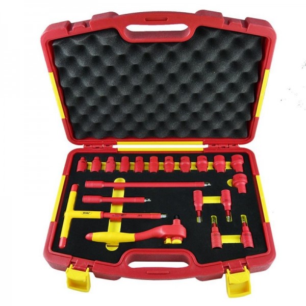 ESTOJO DE FERRAMENTAS ISOLADAS 20 PEÇAS DE 3/8"